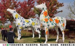 湖北淮安菊花花會(huì)布展